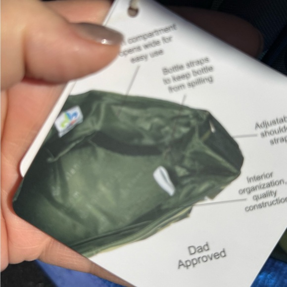 NWT Kalencom New Orleans Camo Diaperbag/Messenger Bag. Daddy Diaper Bag - Picture 13 of 16